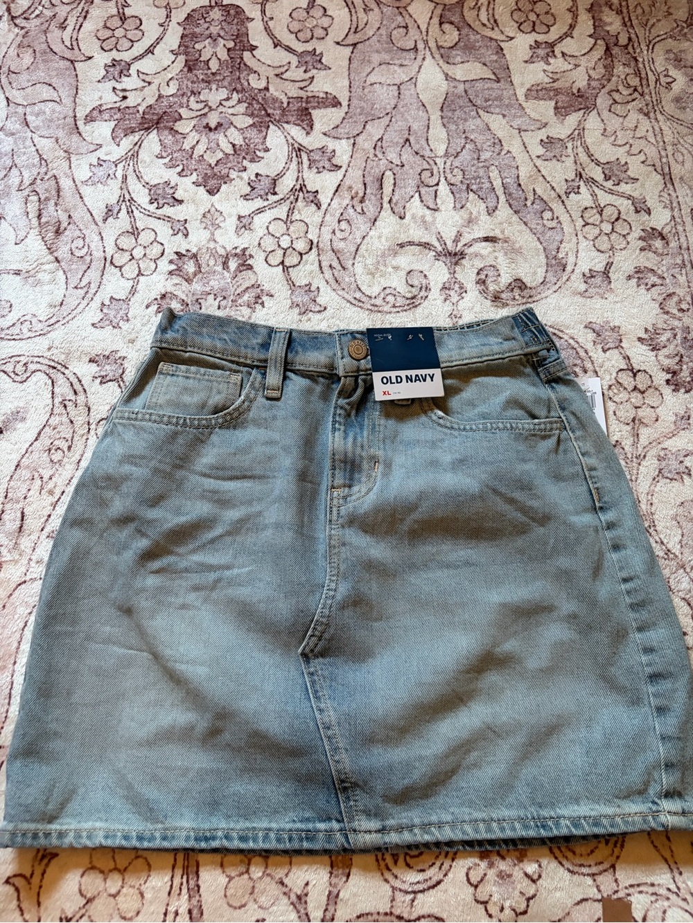 Old Navy Denim Mini Skirt Light Wash NWT